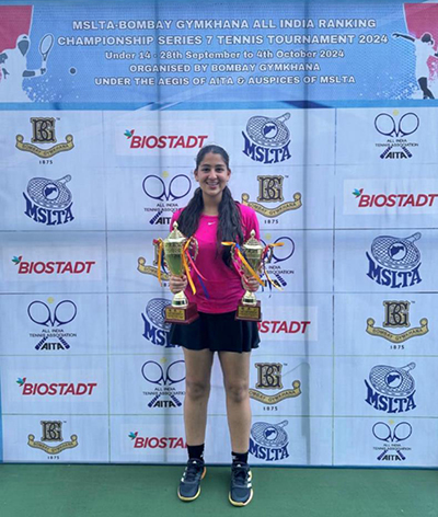 Samika Khanna Silver Singles & Gold Doubles championship serie