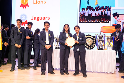 Lion House stands 4th in House Cup Assembly 2024