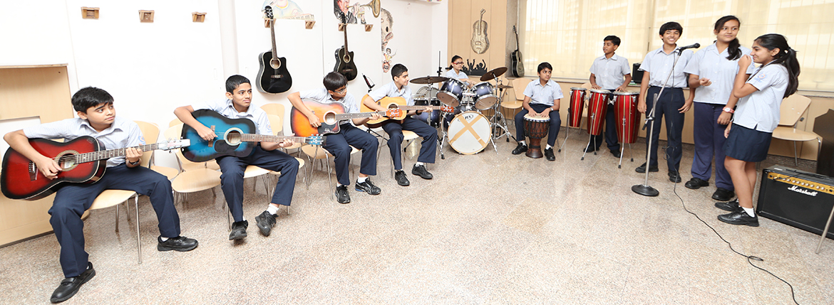 Students are also offered lessons in Indian Music, Western Music