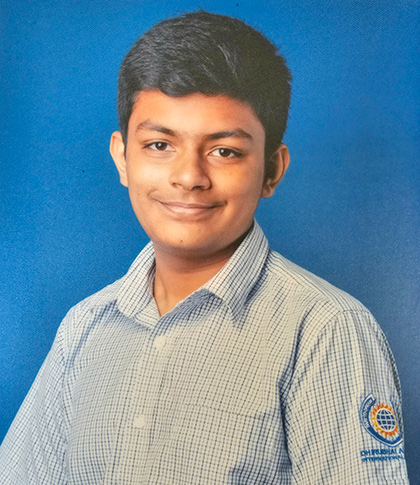 DAIS Student Jaisal Shah of Class 9 IGCSE