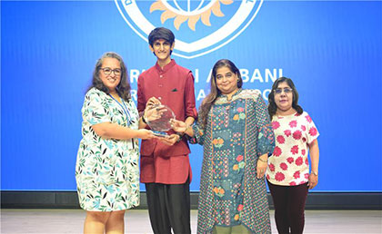 Keyaan Shah won 1st Prize at India Innovation Challenge 2024