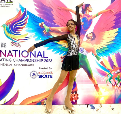 Sivah Navlé at 61st nationals roller skating