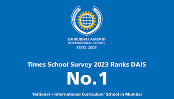 Times School Survey 2023 ranks DAIS the No. 1 'National + International Curriculum' School in Mumbai