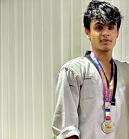 Zahaan Kapadia secured Silver medal